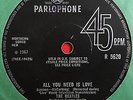 THE BEATLES -All You Need Is Love- 2nd Press /Rare Label Variation/Solid (Vinyl)