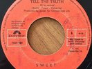 SWEET - Tell The Truth // At Midnight - RARE GUATEMALA RADIO PROMO 45