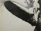 LED ZEPPELIN S/T LP VINYL UK Atlantic 9 Track Original With Turquoise Lettering