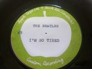 BEATLES  IM SO TIRED WHITE ALBUM APPLE ACETATE SINGLE  7INCH 45