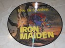 IRON MAIDEN - LIVE IN SWEDEN  PICTURE  vol 2 unofficial disco vinile lp 33 giri