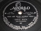 Eddie Mack: Hoot And Holler Saturday Night / Cool Mama 78 - Apollo 417 - Blues