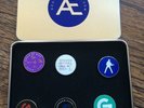 George Michael pin badge set RARE FAN CLUB MEMORABILIA SET