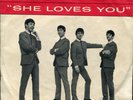 THE BEATLES She Loves You on Swan 45 With Picture Sleeve
