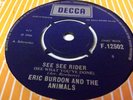 ERIC BURDON & THE ANIMALS SEE SEE RIDER c/w HELP ME GIRL RARE DECCA  1966