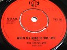 STATUS QUO  SOUTH  AFRICA  Ice in the sun / When my mind is not live PYE PYS 192