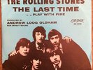 Rolling Stones - The Last Time / Play With Fire single w/ Picture Sleeve - RARE