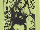 Original Red Hot Chili Peppers Concert Flyer Austin/Houston 1989 Frank Kozik