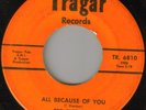 NORTHERN SOUL - TEE FLETCHER - ALL BECAUSE OF YOU - TRAGAR  