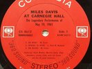 CS 8612 MILES DAVIS AT CARNEGIE HALL 1961  RARE USA STEREO PRESS LP