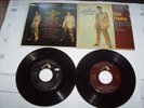 ELVIS PRESLEY 2 RECORDS MAROON LABEL A TOUCH OF GOLD VOL.1 & 2 EPA 5088 & 5101