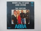 ABBA WHEN ALL IS SAID AND DONE/ VISITORS 1982 RARE MEXICO 45 RCA VICTOR SP 5718
