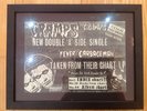 The Cramps Fever Garbage Man Rare Original 1980 Promo Flyer Mini Poster Framed