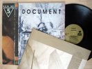 R.E.M. Document + Inner A1 B1 UK LP I.R.S. MIRF 1003 1985 EX/EX+