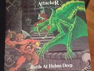 AttackeR BATTLE AT HELMS DEEP Vinyl LP 1985 Metal Blade Records rare vintage