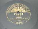 FOURNETS faust - benvenuto cellini  Cie FRANCAISE DE L'HOMOPHONE 78 rpm