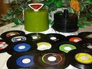 Records DISK-go-CASE includes (over 60) 45's from the Early 60's - Listed Below