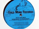 RICK HOLMES-REMEMBER TO REMEMBER ON GOLD MINK RARE DEEP MODERN SOUL 12