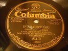 JAZZ EARL BURTNETT ORCH If I Hadn't You COLUMBIA 934 E/EE- West Coast Sound