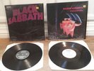 black sabbath vinyl records master of reality and paranoid  a-b1 a1 b1