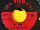 ROSA LEE BROOKS 'MY DIARY' REVIS RECORDS 1013 ORIGINAL RARE 60'S NORTHERN SOUL