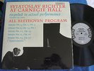 Sviatoslav Richter at Carnegie Hall Vol 1/Beethoven/6 Eye Columbia M2L 272/MINT-