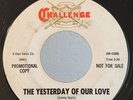 Northern Soul PROMO 45 Jimmy Seals The Yesterday Of Our Love on Challenge HEAR