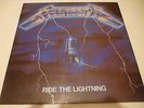 Metallica Ride The Lightning, Lp Rare Venezuela,  Iron Maiden, W/INSERT