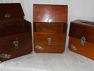 3 x VINTAGE Record Box 1970s Carry Case STORAGE 12
