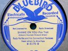 78 RPM Bluebird B-5175  Rudy Vallee Connecticut Yankees Shame on You  1933