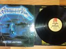 METALLICA  ride the lightning  LP  1984  1st Europe Press MUSIC FOR NATIONS  +