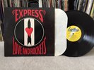 Love and Rockets Poptone - Express LP Vinyl Record Orig. 1986 First Edition
