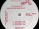 JOHN WAYNE TRIBUTE LP: Ann-Margret, Ronald Reagan, Roy Rogers, Gene Autry, etc.