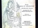 SXL 2303 ANSERMET FAURE PELLEAS ET MELISANDE/DEBUSSY