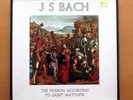 Bach Saint Matthew Passion Fritz Werner 4xLP World Record Club T 286-9 Mono
