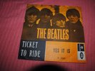 THE BEATLES: TICKET TO RIDE+1. NORWAY 1965. RARE. IN AMAZING SHAPE. READ MORE