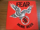 Fear More Beer LP 1985 vinyl The Germs Misfits Black Flag PUNK (Insert Included)