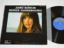 JANE BIRKIN et SERGE GAINSBOURG Self-Titled LP 1969 Fontana Blue Label Canada G+