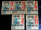 Elton John Backstage Pass Set for 1979 A Single Man Tour