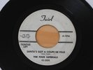 FOUR IMPERIALS Santa's Got A Coupe De Ville/Seven Lonely Days 45 R&B Rocker HEAR