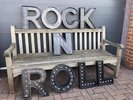 Large Shop Display Wooden Letters. 