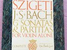 JOSEPH SZIGETI Bach Solo Violin ORIG Vanguard BG 627/9 US-1960s 3-LPs NM-