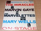 EX-/EX-   Miracles/Marvin Gaye/Marvelettes/Mary Wells/On Stage/1963 Mono LP