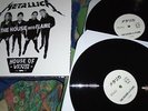 METALLICA 2 LP THE HOUSE INTO FLAME DJ PROMO BLACK  WAX  UK 2016 SPECIAL TOUR ED