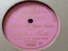 ADELINA PATTI & ALFREDO BARILI CONNAIS TU LE PAYS GRAMOPHONE PATTI RECORD 03083