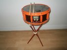 SELCOL THE BEATLES RINGO STARR NEW BEAT SNARE DRUM WITH STAND 1964 ORIGINAL RARE