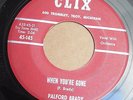 PALFORD BRADY hillbilly rocker STRONG VG CLIX 45 WHEN YOU'RE GONE  L-O-V-E JR724