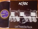 AC/DC Let There Be Rock  Aussie Original ALBERT Blue/Yellow Label APLP-022 G/F