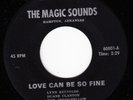THE MAGIC SOUNDS 1966 US *LOVE CAN BE SO FINE* MID TEMPO BEAT GARAGE  N MINT