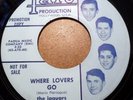 JAGUARS teen vocal rock inst. Promo 45 Discover a Lover / Where Lovers Go  w6141